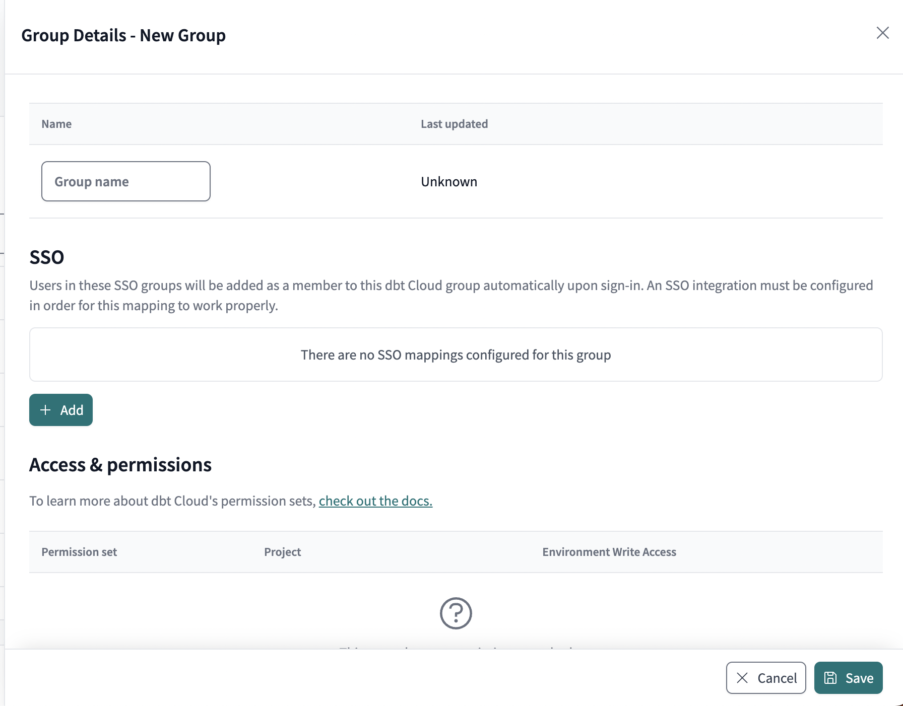 Example the new group pane in the account settings. Example the new group pane in the account settings.